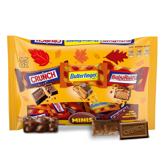 9.5 oz total assortment in a flat 10.25 x 6.75 x 1.75 inch shareable package