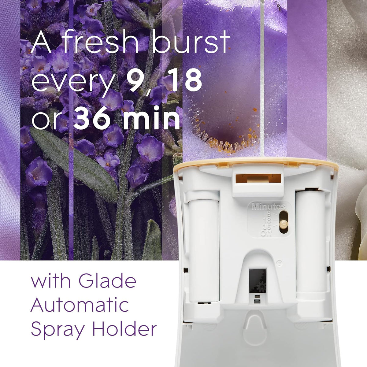 9 available scent variants allowing the same device to be reused with different moods and seasons