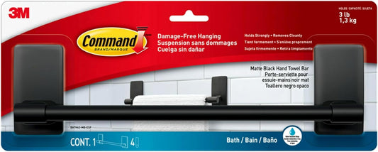 9-inch bar length sized for standard hand towels