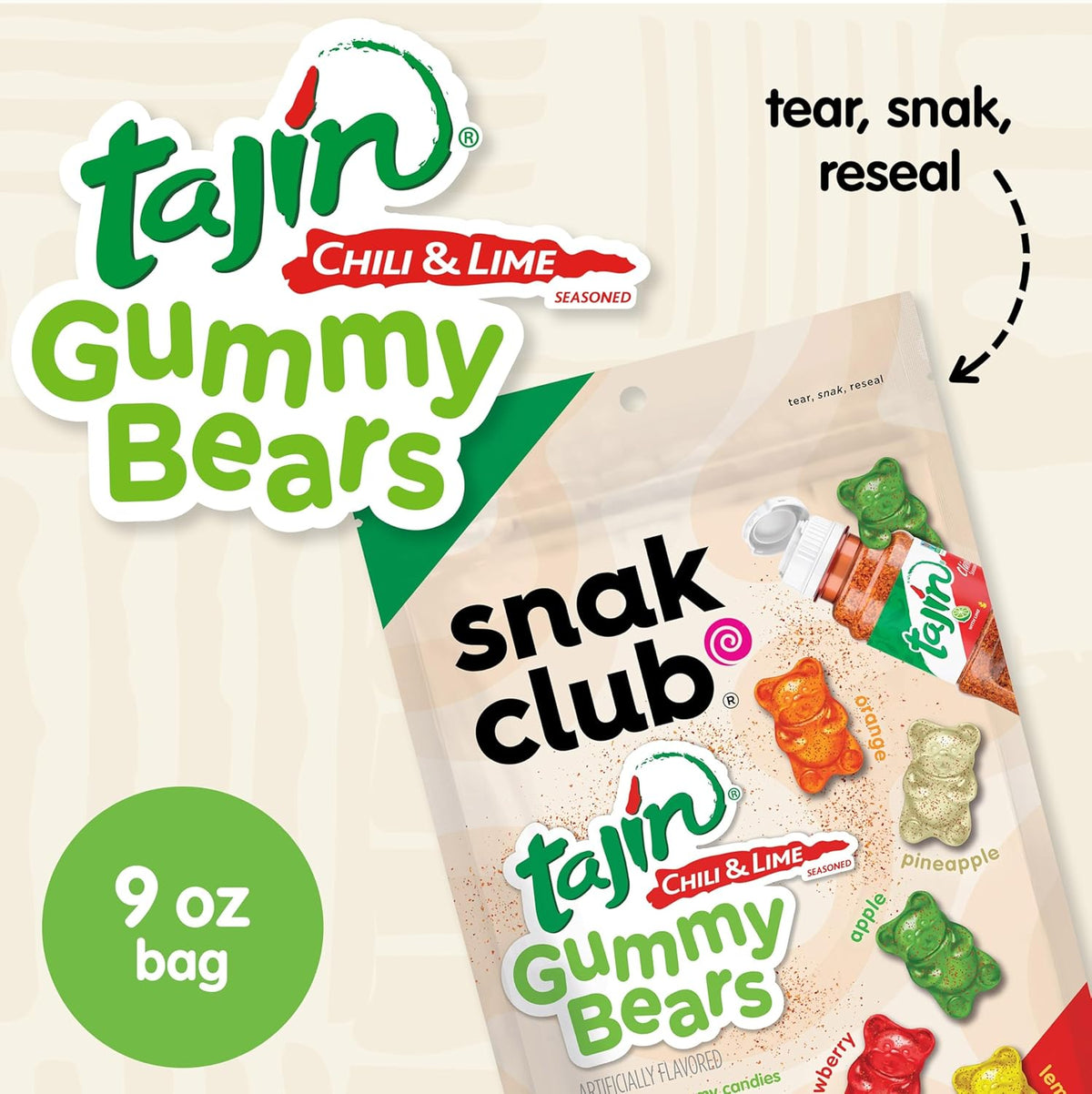 9 oz resealable stand-up pouch