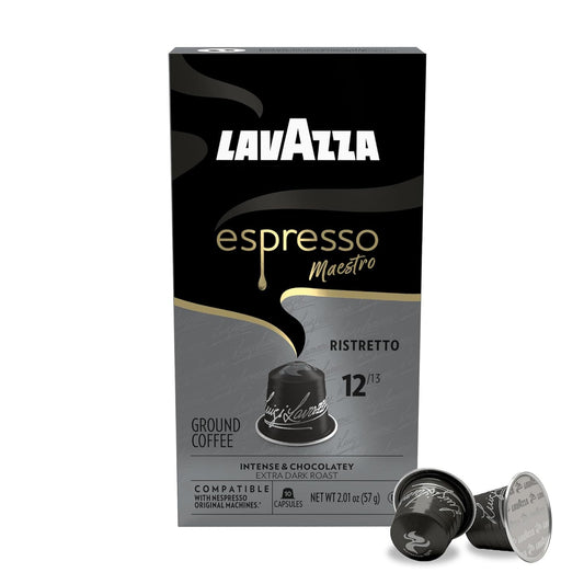 9 product variants spanning ristretto, lungo, classic roast, super crema, rich and toasty, and an espresso variety pack