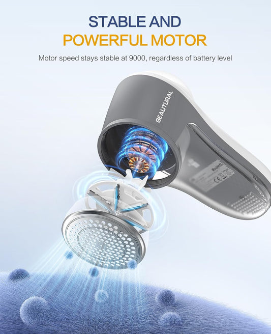 9000 rpm stable motor that maintains speed regardless of battery level
