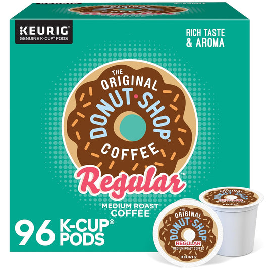 96 single-serve k-cup pods per box (with 10/24/32/48/72-count size variants available)