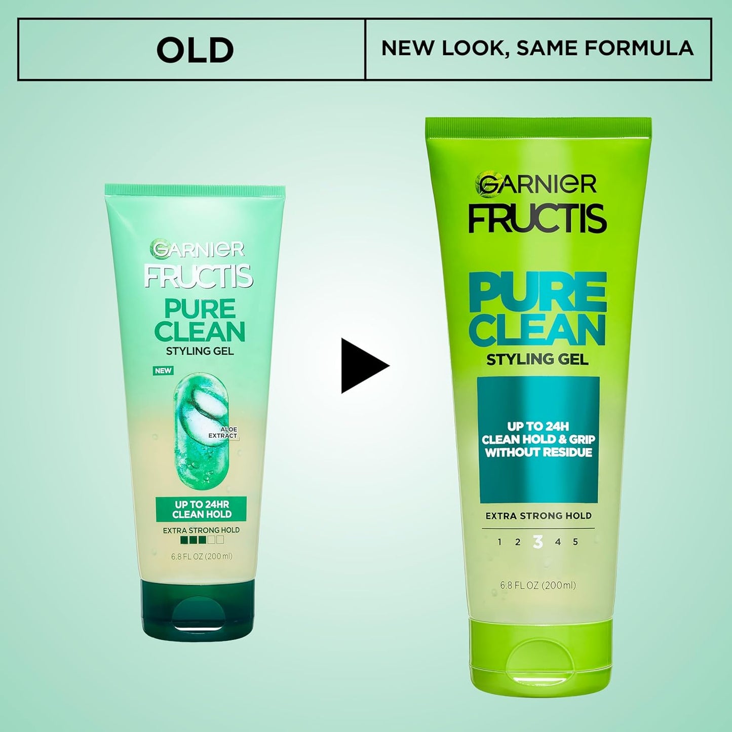 98% naturally derived formula infused with aloe extract and acacia gum