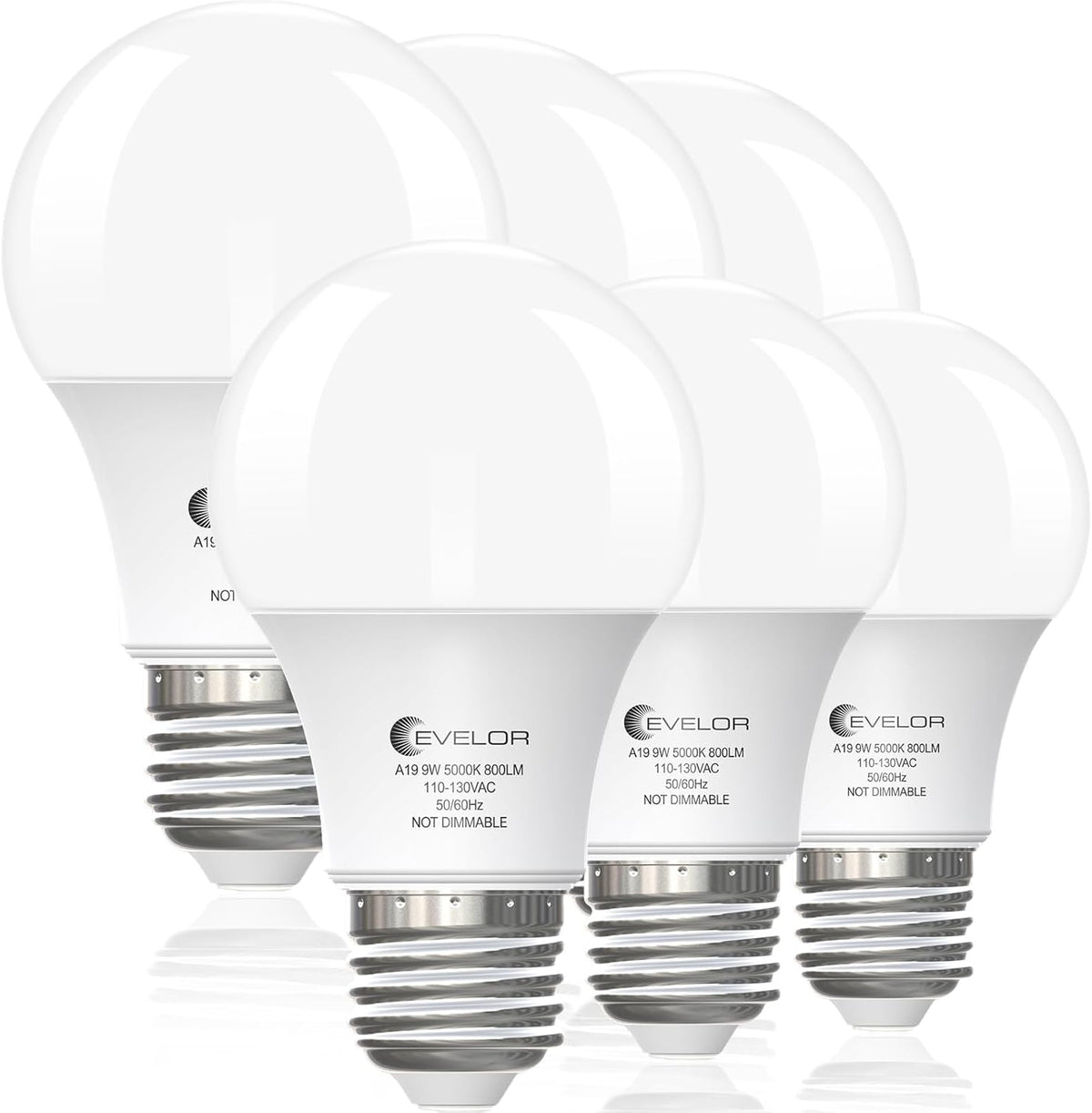 9w led delivering 800 lumens (60w incandescent equivalent)