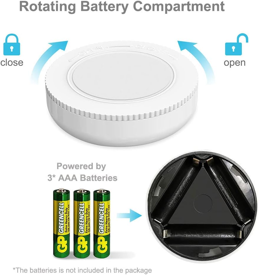 aaa battery power (1.5v dc) for fully cordless, usb-free operation