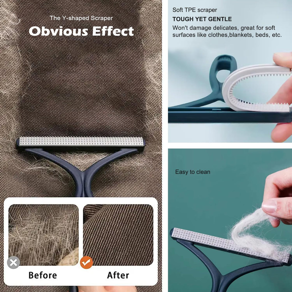 abs, silicone, and tpe construction for durability and fabric safety