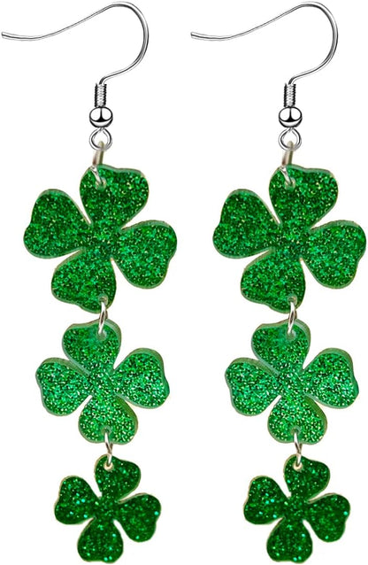 acrylic dangle construction for lightweight all-day wear