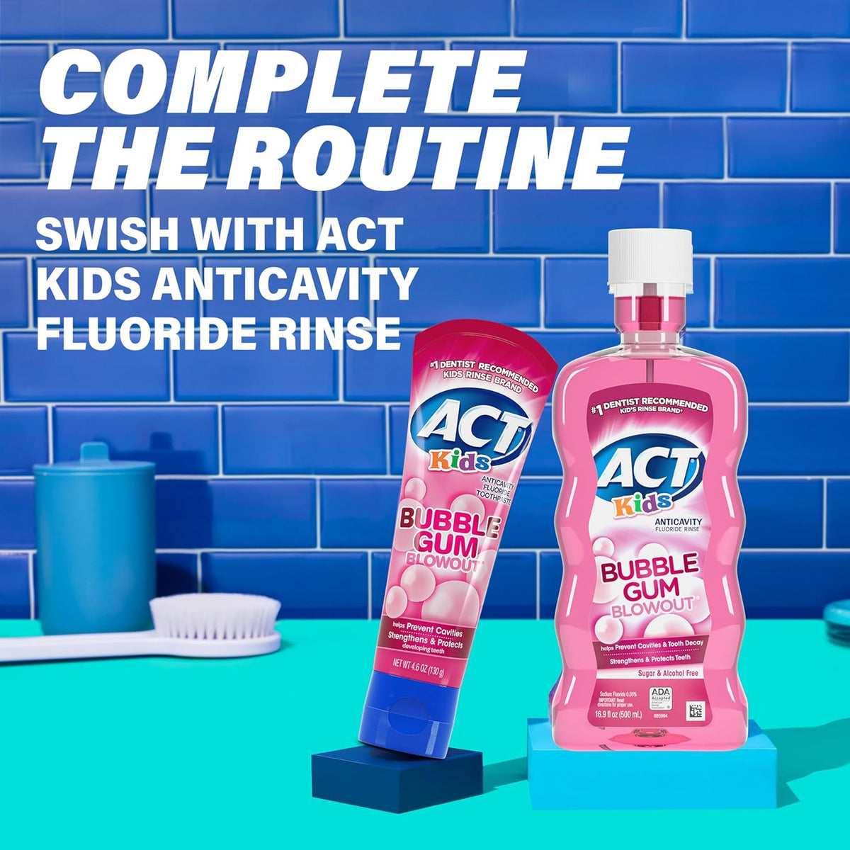 ACT Kids Anticavity Toothpaste – Practical Grandparent Gift for Grandchildren's Dental Care, 4.6 oz