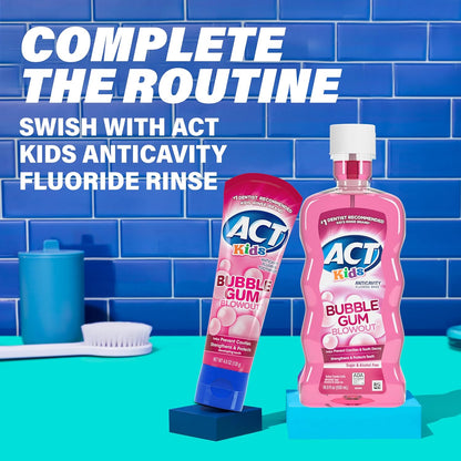 ACT Kids Anticavity Toothpaste – Practical Grandparent Gift for Grandchildren's Dental Care, 4.6 oz