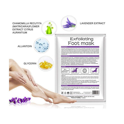 active ingredient blend including glycolic acid, lavender, pyrus malus (apple), hydrogenated olive oil, glycerin, and lemon peel