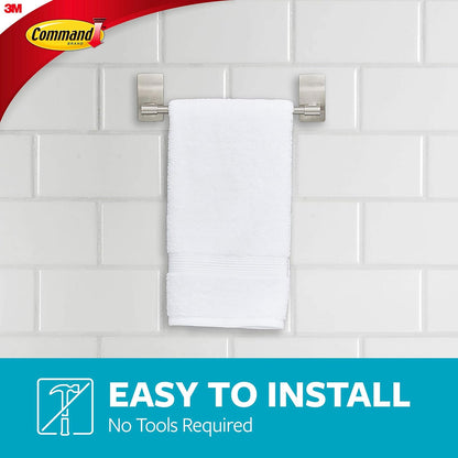adhesive-backed tool-free installation (no drills, screws, or nails)