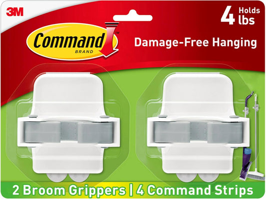 adhesive command strip mounting system (no nails, screws, or tools required)