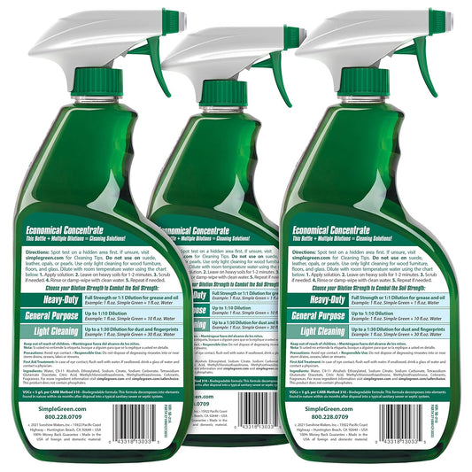adjustable dilution — full strength for heavy grease or diluted for routine cleaning