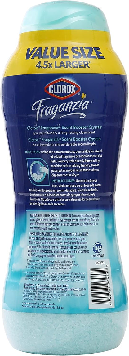 adjustable dosing — add more or fewer crystals to control fragrance intensity per load
