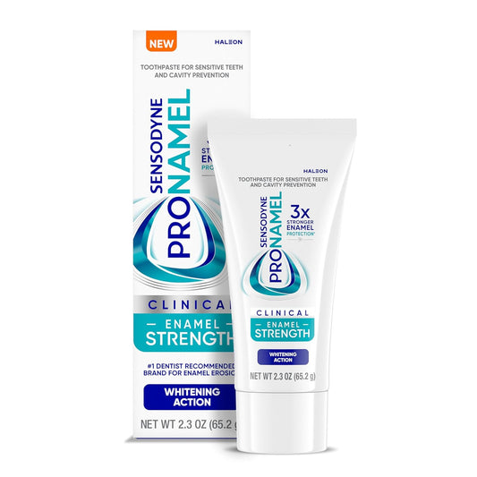 advanced dual foaming system with micro polishing action for 40% greater whitening vs intensive enamel repair