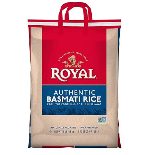 aged long-grain white basmati sourced from himalayan-region growers