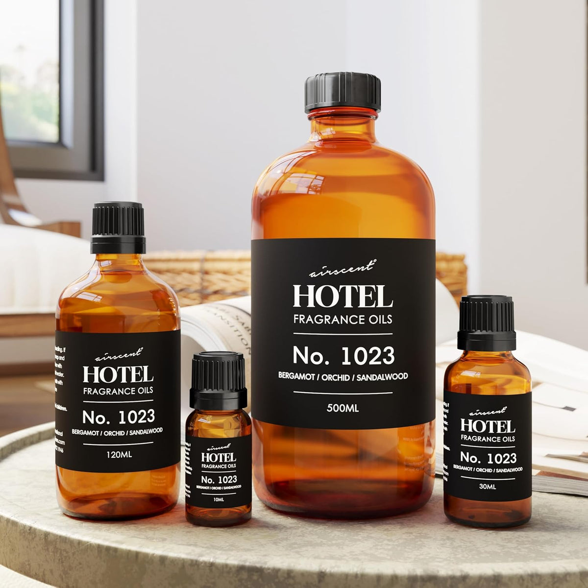AirScent Hotel Diffuser Oil No. 1023 - Thoughtful Birthday and Holiday Present for Her and Mom, 1 fl oz