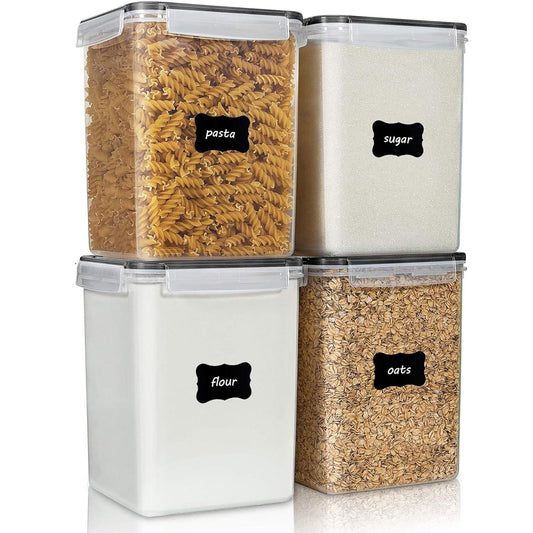 airtight side-locking lid closure for freshness and pest protection