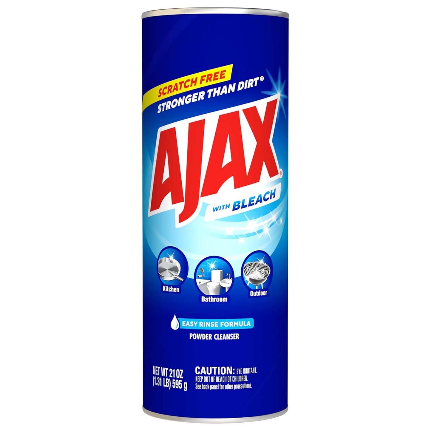 Ajax Powder Cleanser with Bleach - Bulk 12-Pack for High-Volume Property Maintenance Crews