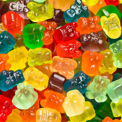Albanese World's Best Gluten Free Fat Free Mini Gummi Bear Cubs – Sealed 0.5oz Single Serve Bags for Allergy Sensitive Kids