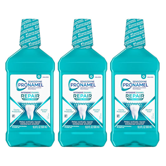 alcohol-free (no ethanol) fluoride mouthwash