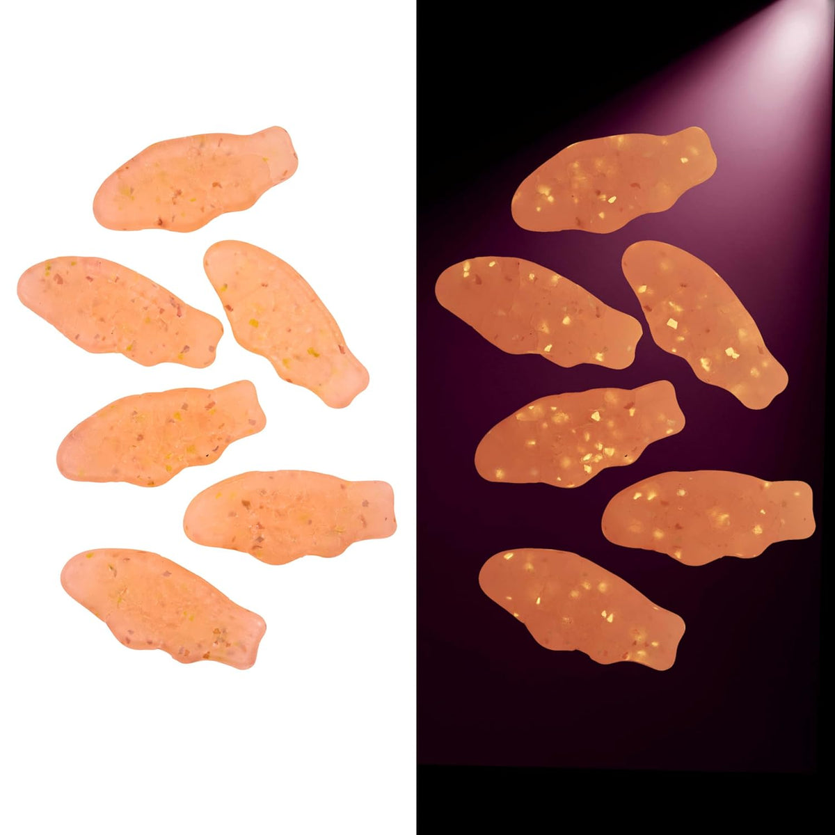 all-ages formulation with standard gummy ingredients (sugar, corn syrup, modified corn starch)