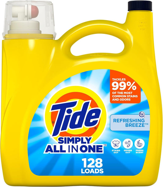 all-in-one liquid formula tackling 99% of common stains and odors