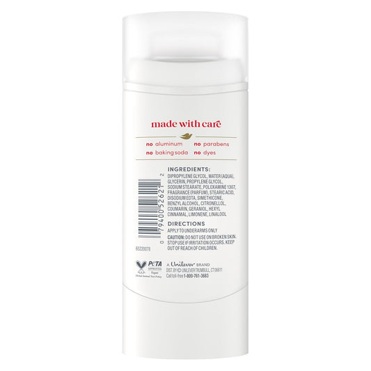 aluminum-free deodorant stick formula (2.4 oz)