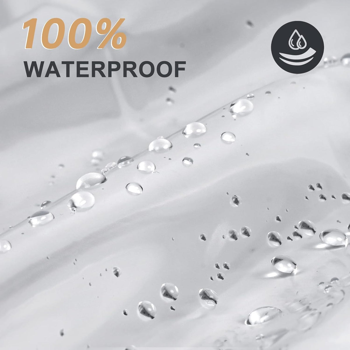 AmazerBath 12 Gauge PVC-Free Clear Shower Curtain Liner 72x72 – Odorless Family Bathroom Upgrade for Homes with Kids and Pets