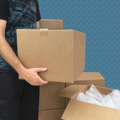 Amazon Basics Cardboard Storage Bundle – Smart Holiday Gift for Organizing Enthusiasts