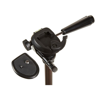 Amazon Basics Foldable Camera Tripod – Lightweight Aluminum Stand for City Streets, Parks, and Weekend Getaways