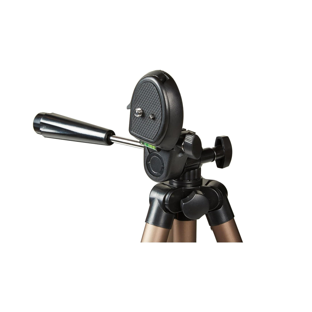 Amazon Basics Foldable Camera Tripod – Lightweight Aluminum Stand for City Streets, Parks, and Weekend Getaways