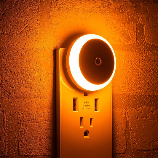amber led array at 1600k color temperature that blocks 99.95% of blue light spectrum