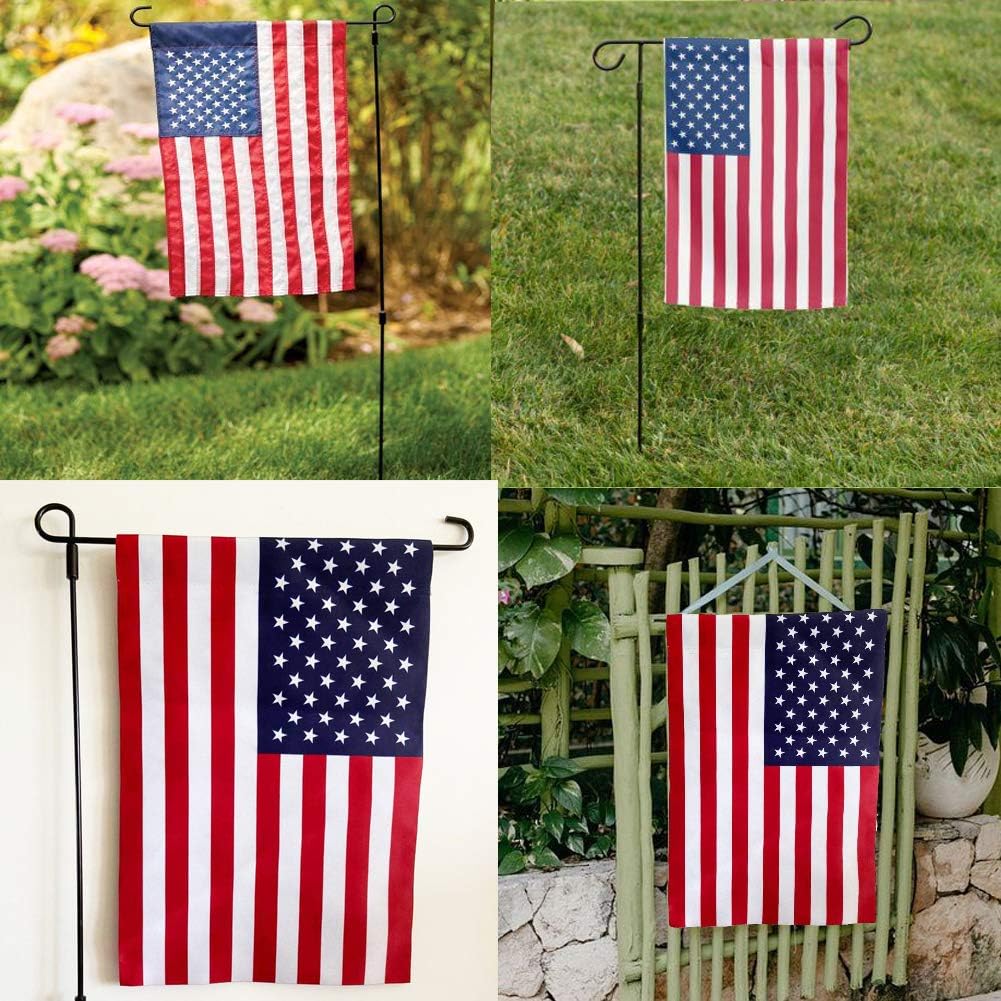 American Flag USA Garden Flag 12 x 18 - Double Sided Patriotic Accent for Front Porch, Entryway and Living Room