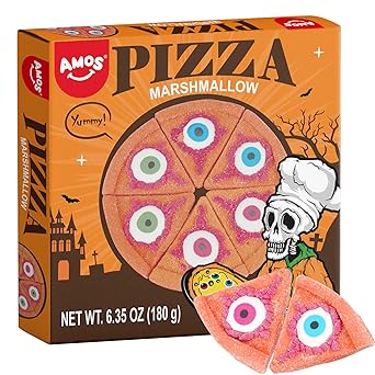 Amos Gummy Body Parts Candy – Kid-Friendly Halloween Snacks with No Mess Wrapping for Nursery Parties & Goody Bags