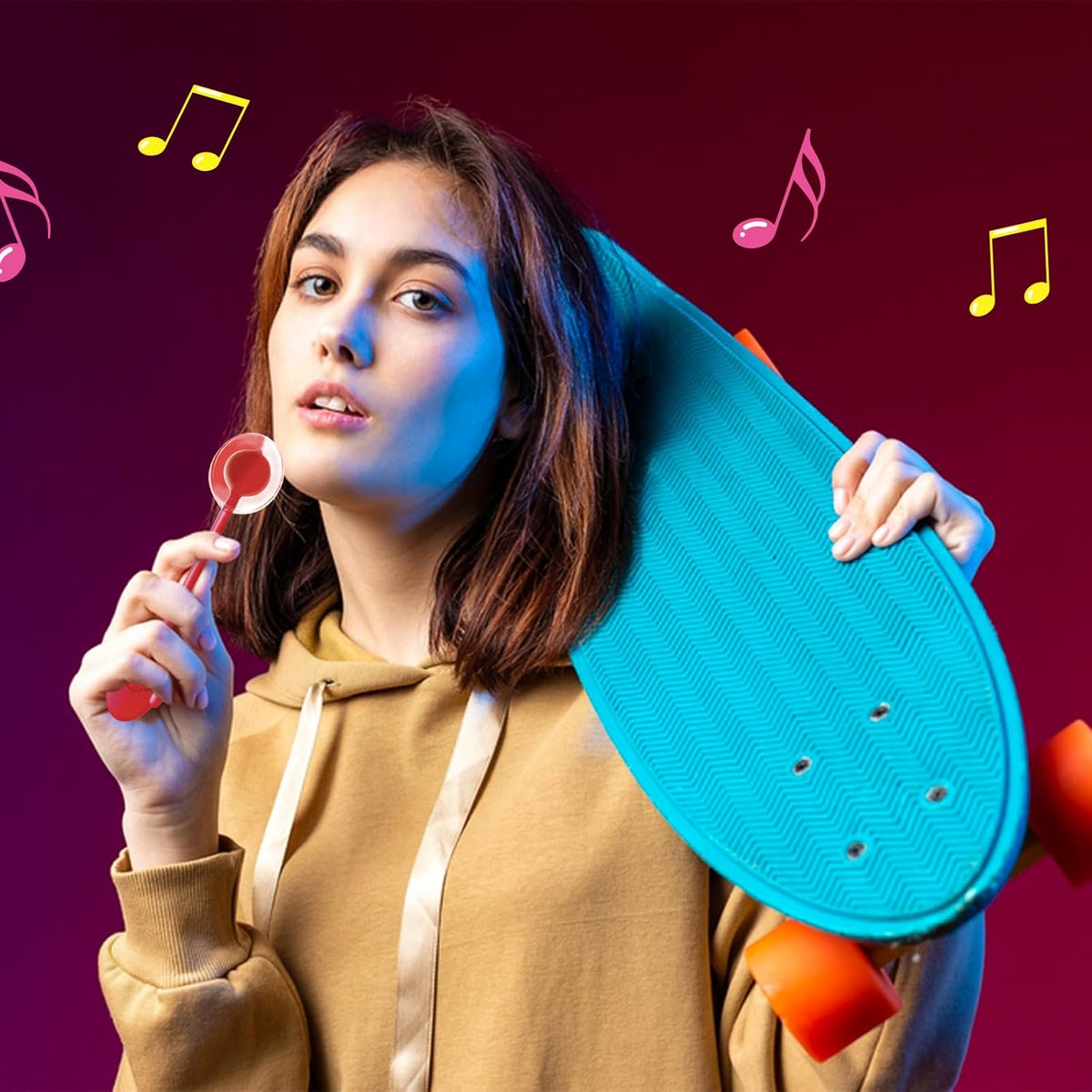 Amos Music Lollipop Candy – Memorable Housewarming Gift Idea, Sugar-Free Singing Treat for New Neighbors