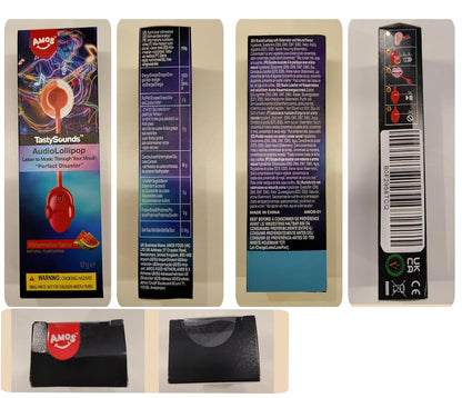 Amos Music Lollipop Candy – Portable Party Favor for Picnic Gatherings, Individually Wrapped Music Lollipop on the Go