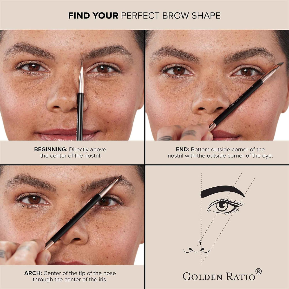 Anastasia Beverly Hills Brow Definer – Single-Tool Brow Solution for the Uncluttered Vanity, Pencil Plus Spoolie
