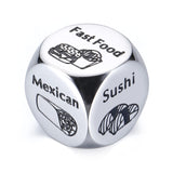 WeddingGiftPro Food Decision Dice – White Elephant Gag Gift for Adults, Date Night Pickle