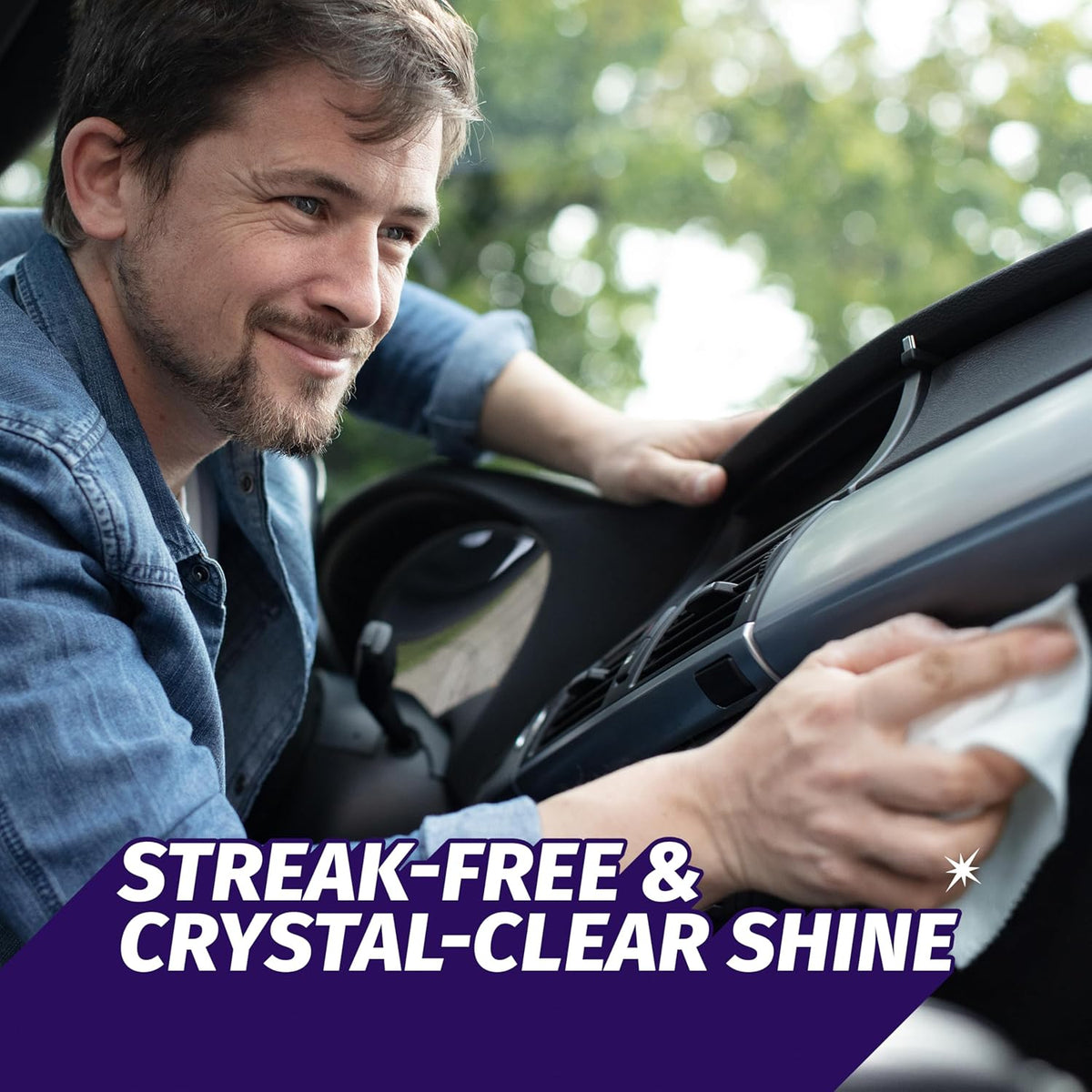anti-static formula that reduces future dust and lint attraction on cleaned surfaces