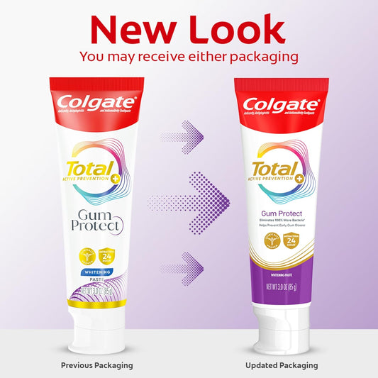 antibacterial action eliminating 100% more plaque bacteria vs. non-antibacterial fluoride toothpaste