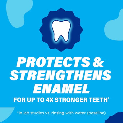 anticavity action that strengthens enamel and helps prevent tooth decay