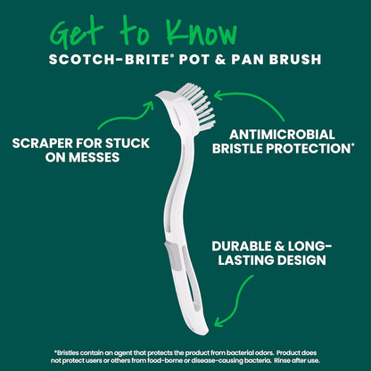 antimicrobial agent infused into bristles to inhibit odor-causing bacterial growth