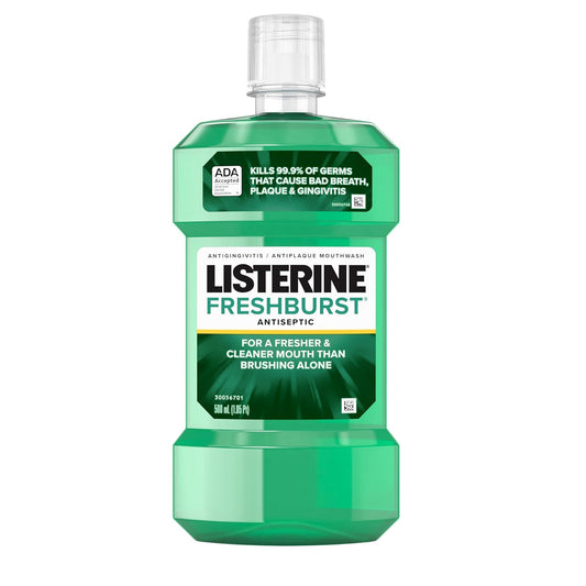 antiseptic germ-killing formula effective against bad breath, plaque, and gingivitis germs