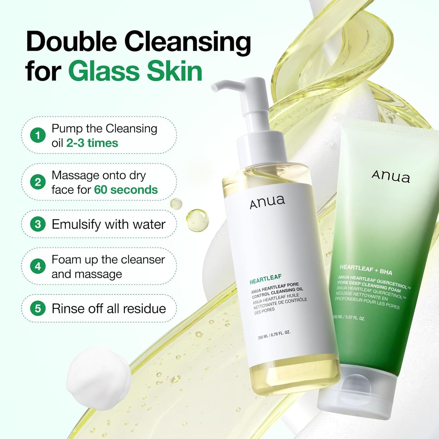 Anua Heartleaf Pore Control Cleansing Oil – Thoughtful Birthday Gift for Her, K-Beauty Skincare Favorite