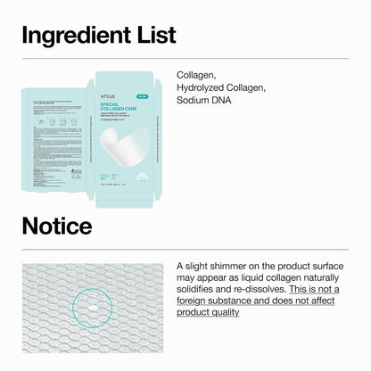 Anua PDRN Collagen Melting Patch – Clean Routine Neck Treatment, Unscented Korean Skincare Essential