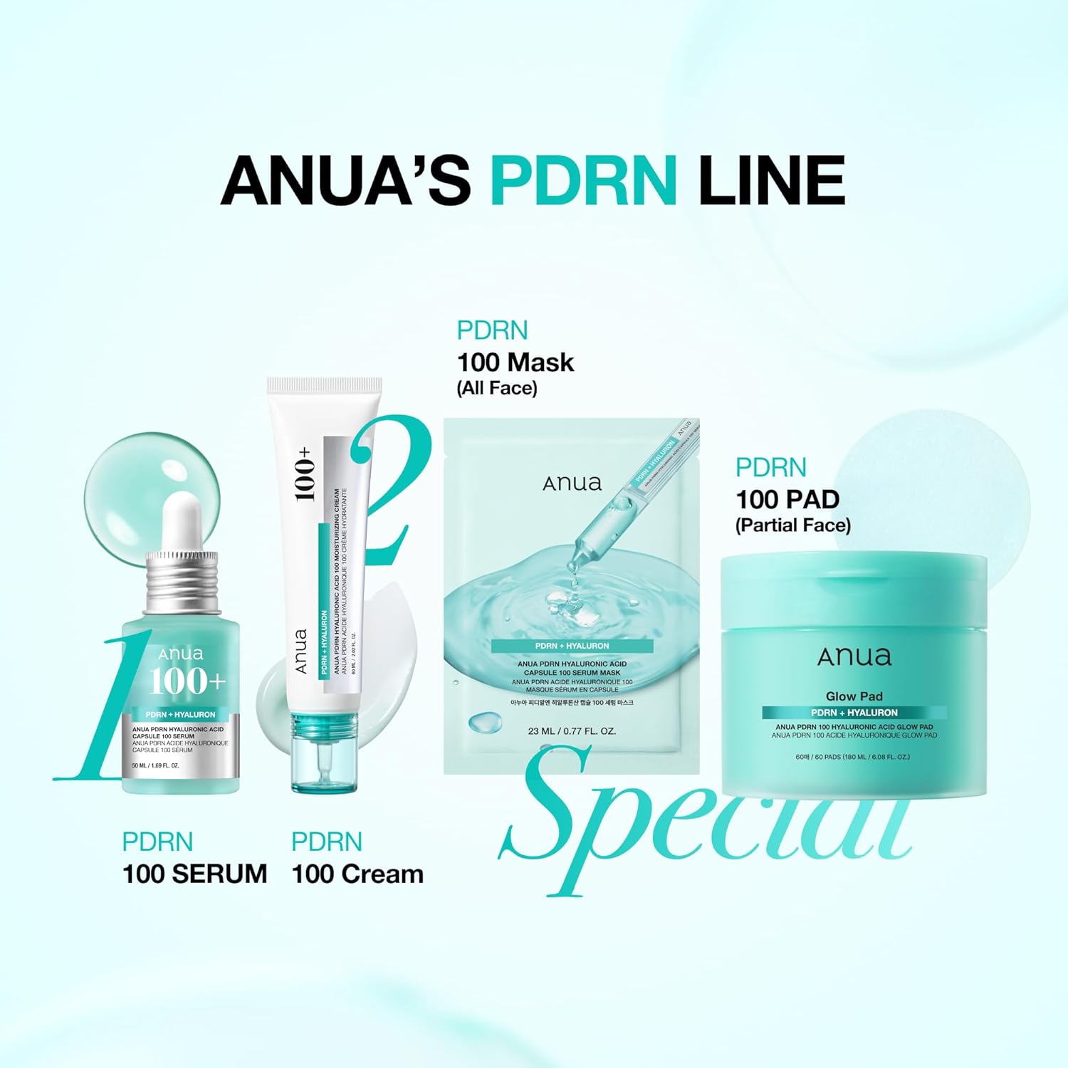 Anua PDRN Hyaluronic Acid Capsule 100 Serum Mask – Streamlined Hydration Step for a Clutter-Free Vanity