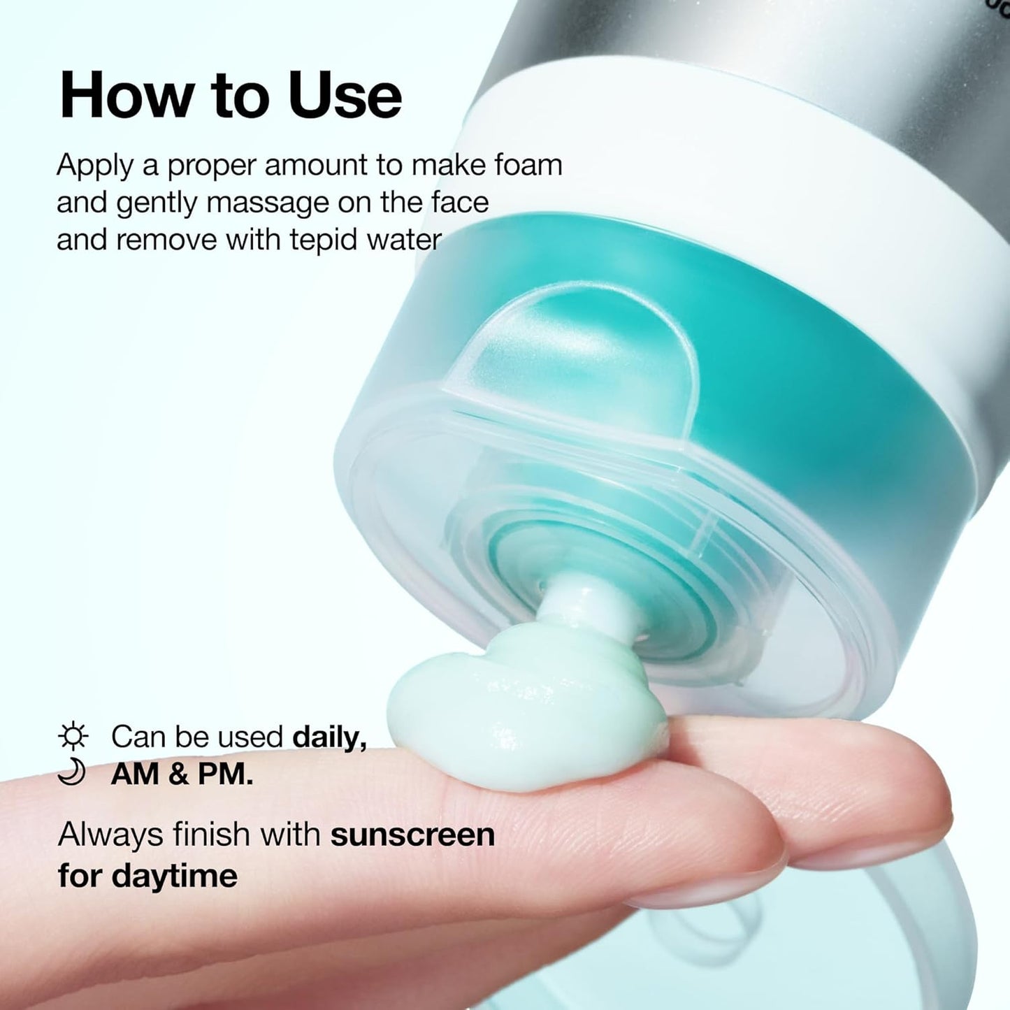 Anua PDRN Hyaluronic Acid Cleansing Foam – Thoughtful Birthday Gift for Her, Gentle Korean Skincare Cleanser Set