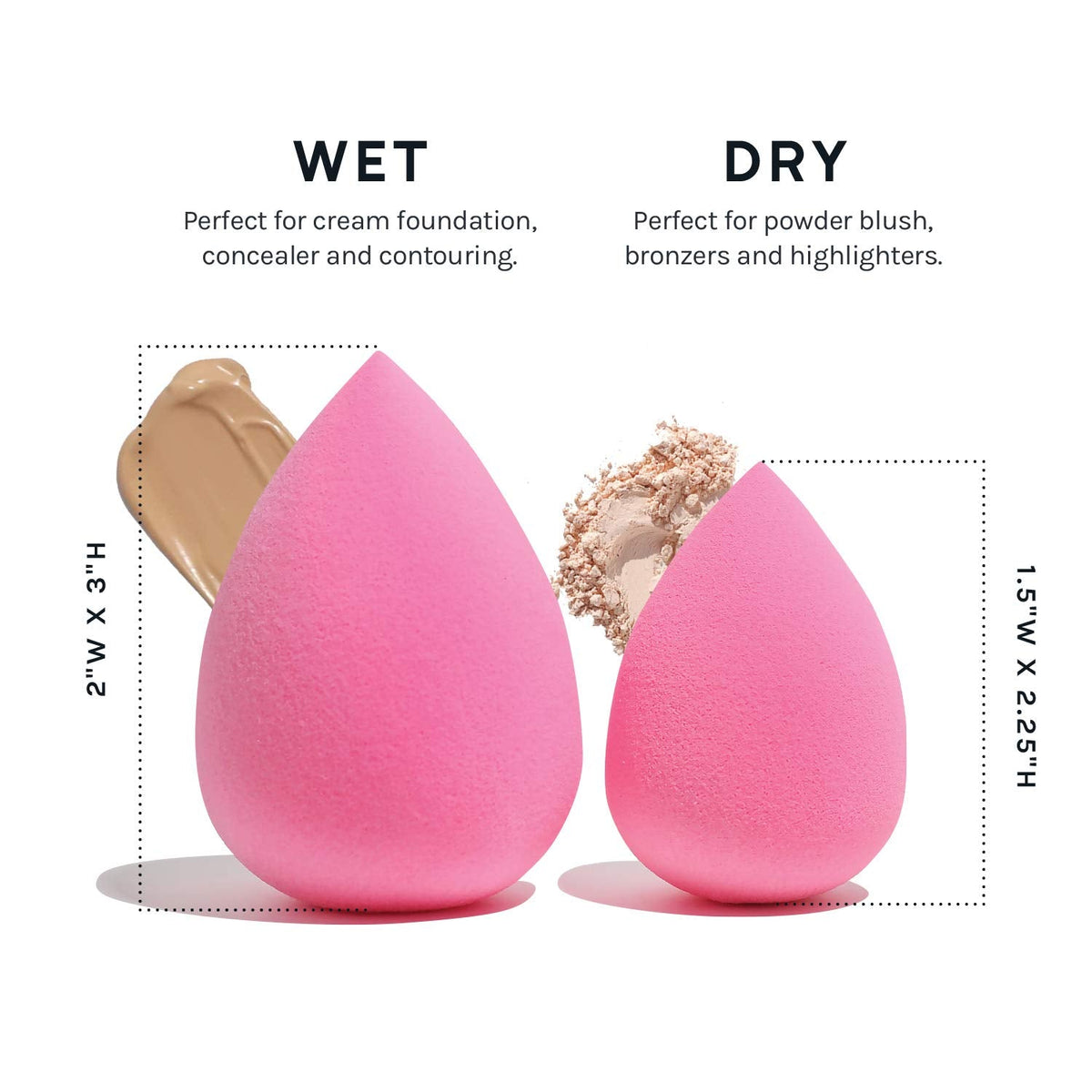 AOA Studio Collection Soft Makeup Sponge Set – Gentle Daily Skincare Ritual for Sensitive Skin